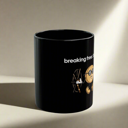 Breaking Free : Boss Mode - Black Mug (11oz)