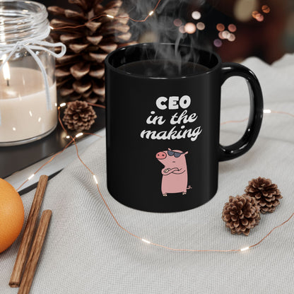 CEO in the Making - Black Mug (11oz)