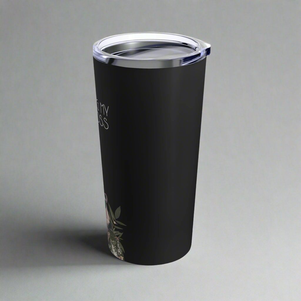 Becoming My Own Boss - Black Tumbler for Hot or Cold Beverages